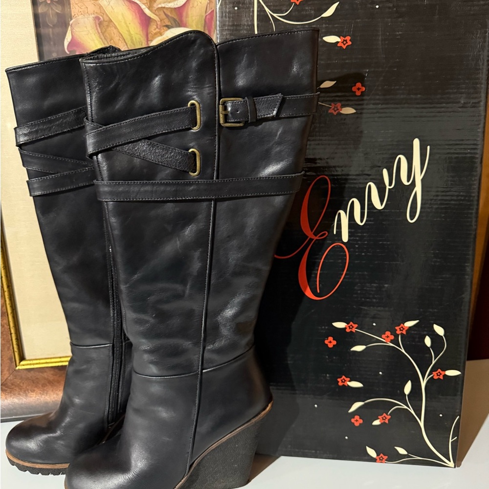 Style Envy Black Lace Up Boots